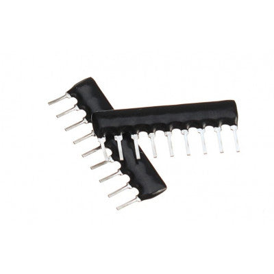 An 100K ohm 9 Pin Resistor Network - SIP