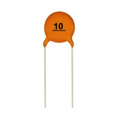 An 10pF 50V Ceramic Capacitor - 5 Pieces pack