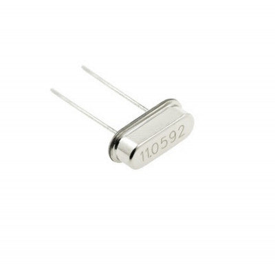 An 11.0592Mhz Crystal Oscillator HC49/US Package