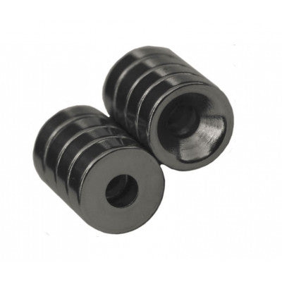 An 10mm x 3mm x 3mm (10x3x3 mm) Neodymium Ring Countersunk Magnet
