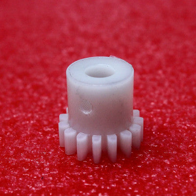 An 15 Teeth Plastic Spur Gear (1M-15T-6-15)
