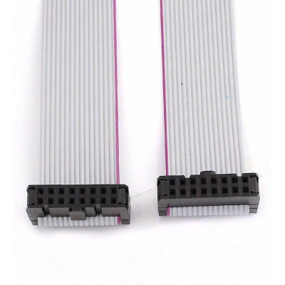 An 16 Pin (16 Wire) Female to Female Connector Flat Ribbon Cable (FRC) Cable - 30 cm Length