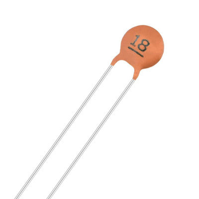 An 18pF Ceramic Capacitor - 5 Pieces pack