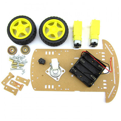 An 2 Wheel Smart Car Robot Chassis Kit