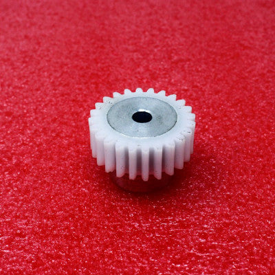 An 24 Teeth Plastic Spur Gear with Metal Insert (1.25M-24T-6-30)