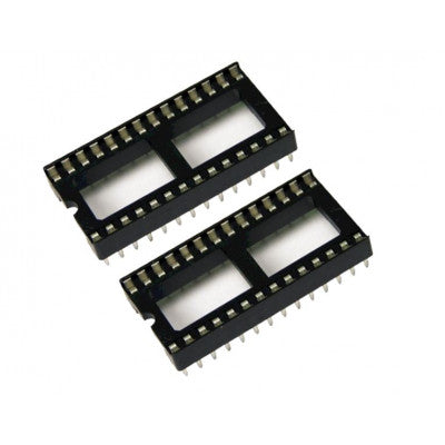 An 28 Pin IC Base/Socket (DIP) - Wide - 2 Pieces Pack