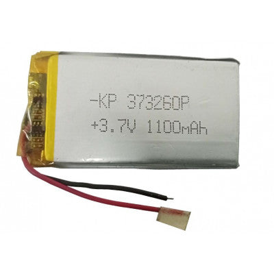 An 3.7V 1100mAH (Lithium Polymer) Lipo Rechargeable Battery Model KP-373260