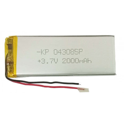 An 3.7V 2000mAH (Lithium Polymer) Lipo Rechargeable Battery Model KP-043085
