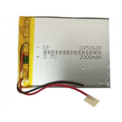 An 3.7V 2000mAH (Lithium Polymer) Lipo Rechargeable Battery Model KP-045060