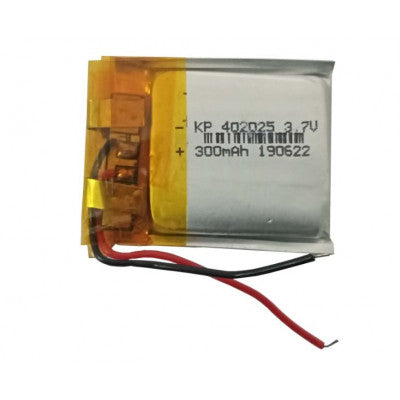 An 3.7V 300mAH (Lithium Polymer) Lipo Rechargeable Battery Model KP-402025
