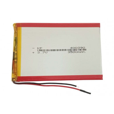 An 3.7V 3500mAH (Lithium Polymer) Lipo Rechargeable Battery Model KP-406090