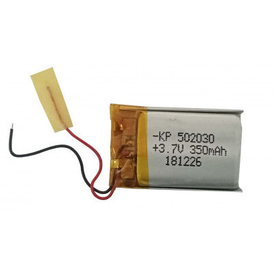 An 3.7V 350mAH (Lithium Polymer) Lipo Rechargeable Battery Model KP-502030