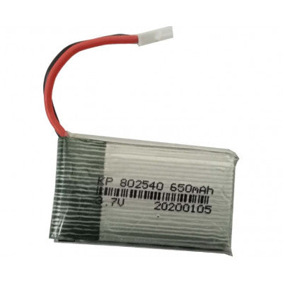 An 3.7V 650mAH (Lithium Polymer) Lipo Rechargeable Battery for RC Drone