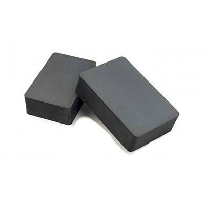 An 30mm x 20mm x 6mm (30x20x6 mm) Ferrite Block Magnet