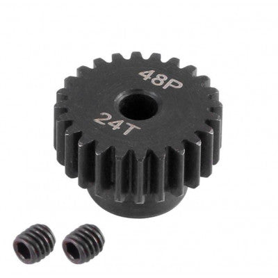 An 48P 24T 3.17mm Shaft Steel Pinion Gear For RC Hobby Motor Gear 1 / 10th SCT Monster