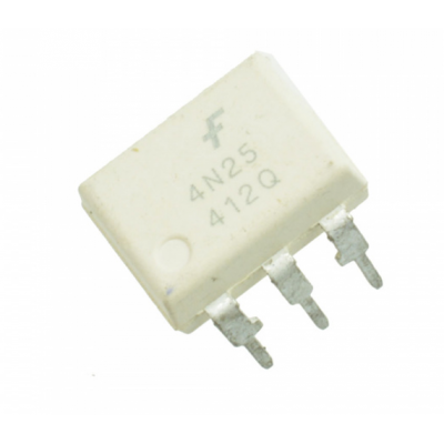 An 4N25 Optocoupler Phototransistor IC DIP-8 Package