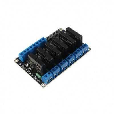 An 6 Channel 12V Relay Module Solid State High Level SSR DC Control 250V 2A with Resistive Fuse
