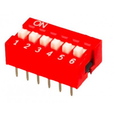An 6 Way DIP Switch