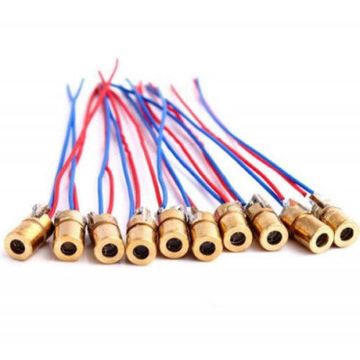 An 650nm 6mm 5V DC 5mW Mini Laser Dot Diode Module