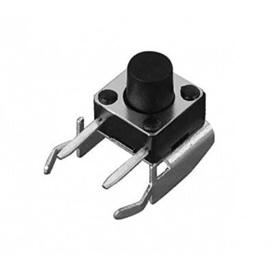 An 6x6x5mm Right Angle Tactile Push Button Switch - 5 Pieces Pack