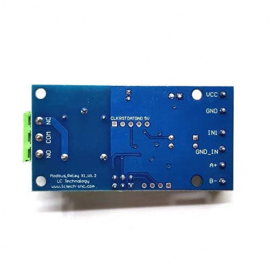 An 7-24V Modbus RTU 1 Channel Relay Module RS485/TTL Anti-reverse Connection