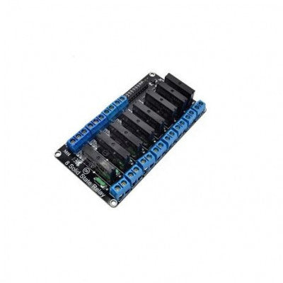 An 8 Channel 5V Relay Module Solid State High Level SSR DC Control 250V 2A with Resistive Fuse