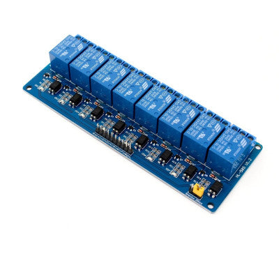 An 8 Channel 24V Relay Module with Optocoupler