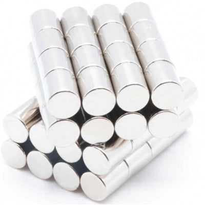 An 8mm x 10mm (8x10 mm) Neodymium Cylindrical Strong Magnet