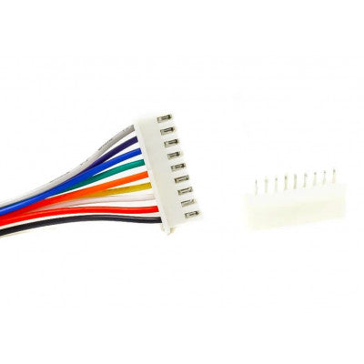 An 9 Pin JST XH Relimate Connector (RMC) Male-Female Pair With Wire/Cable