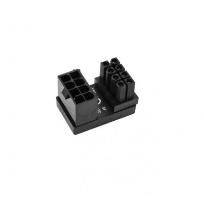 An PH38A ATX 8Pin Female to 8Pin Male Adapter 180 Degree Angled Adapter for Desktops Graphics Card