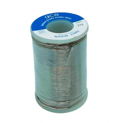 An ACE 250gm 20 Gauge (Deluxe) Grade Rosin Core Solder Wire
