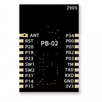 An Ai Thinker PB-02 Bluetooth module