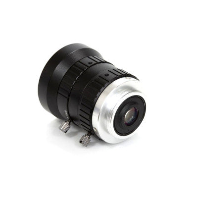 An Arducam 5mm Focal C-Mount Lens for Raspberry Pi High Quality Camera with Manual Focus and Adjustable Aperture