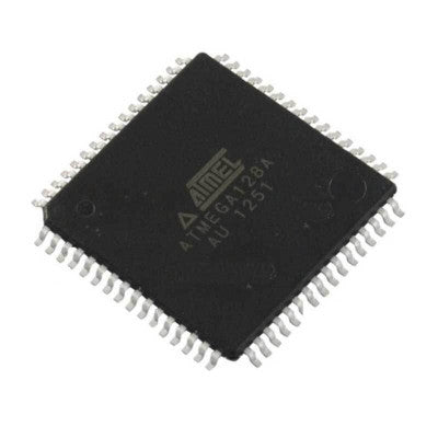 An ATMEGA128A - AU Microcontroller - (SMD TQFP Package) - 8-Bit 64 Pin 128K Flash Microcontroller