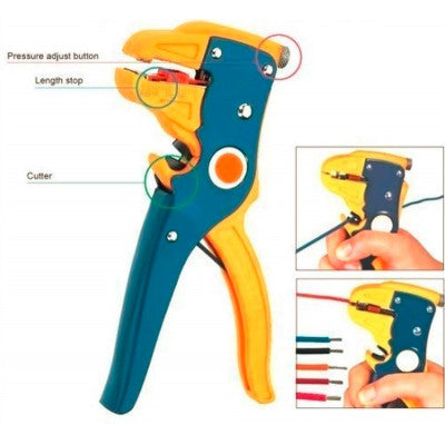 An Automatic Hand Held Wire Stripper and Cutter