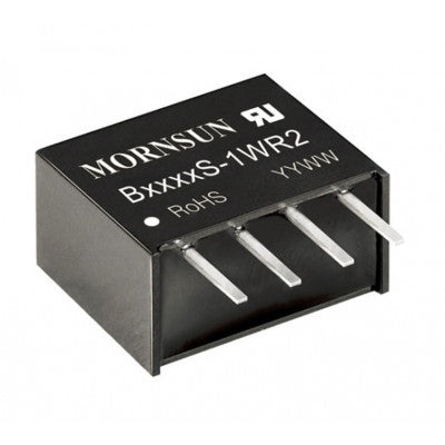 An B0305S-1WR2 Mornsun 3V to 5V DC-DC Converter 1W Power Supply Module - Compact SIP/DIP Package