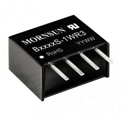 An B0515S-1WR3 Mornsun 5V to 15V DC-DC Converter 1W Power Supply Module - Compact SIP Package