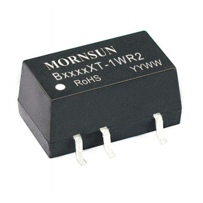 An B1212XT-1WR2 Mornsun 12V to 12V DC-DC Converter 1W Power Supply Module - Compact SMD Package