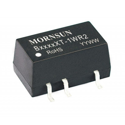 An B1215XT-1WR2 Mornsun 12V to 15V DC-DC Converter 1W Power Supply Module - Compact SMD Package