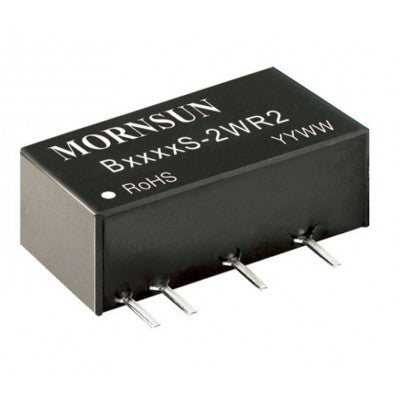An B2412S-2WR2 Mornsun 24V to 12V DC-DC Converter 2W Power Supply Module - Miniature SIP Package
