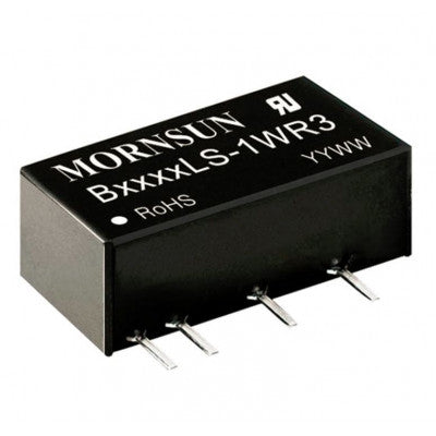 An B2424LS-1WR3 Mornsun 24V to 24V DC-DC Converter 1W Power Supply Module - Ultra Compact SIP Package