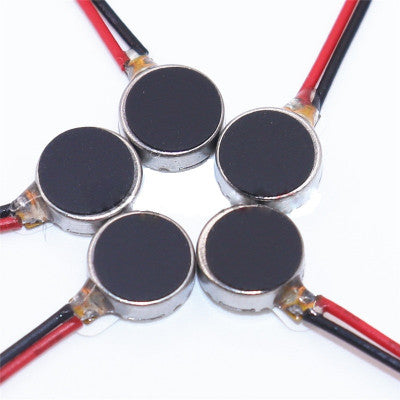An BLDC Coin vibration motor ,8 mm Dia.,3mm thickness