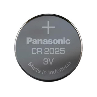 An Panasonic CR2025 3V 165mAh Lithium Coin Cell Battery