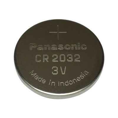An Panasonic CR2032 3V 225mAh Lithium Coin Cell Battery