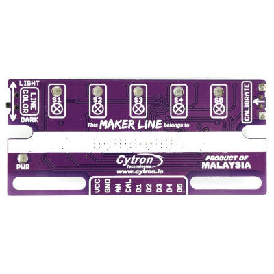 An Cytron Maker Line: Simplifying Line Sensor For Beginner