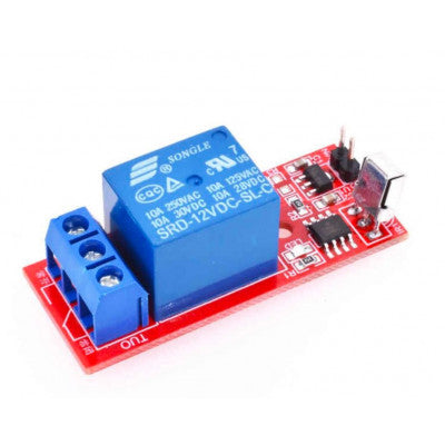An DC 1 Channel 12V Relay Module Infrared IR Remote Switch Control