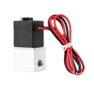An DC 12V Solenoid Valve 1/8 inch 2 Way Normally Closed Direct-Pneumatic Valves For Water Air Gas Hot