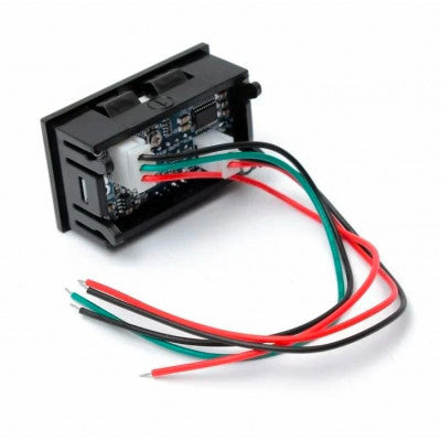 An Digital Voltmeter (0-100V) and Ammeter (10 A) Dual Led Voltage Current Measurement Module