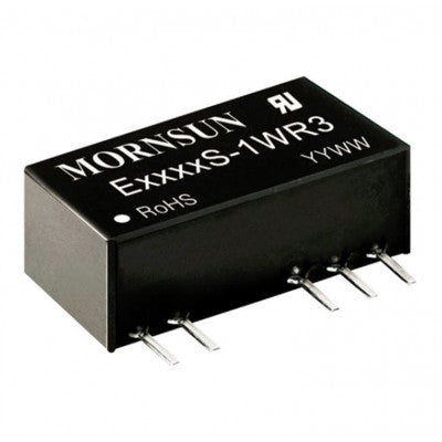An E0505S-1WR3 Mornsun 5V to ±5V DC-DC Converter 1W Power Supply Module - SIP Package