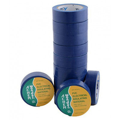 An Electrical PVC Insulating Tape - Blue Color - 1 Piece Pack